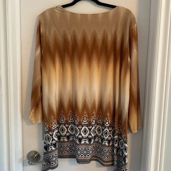 Ruby Rd. Embellished Tunic-XL - Picture 3 of 12